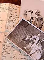 Montage of letter and photograph